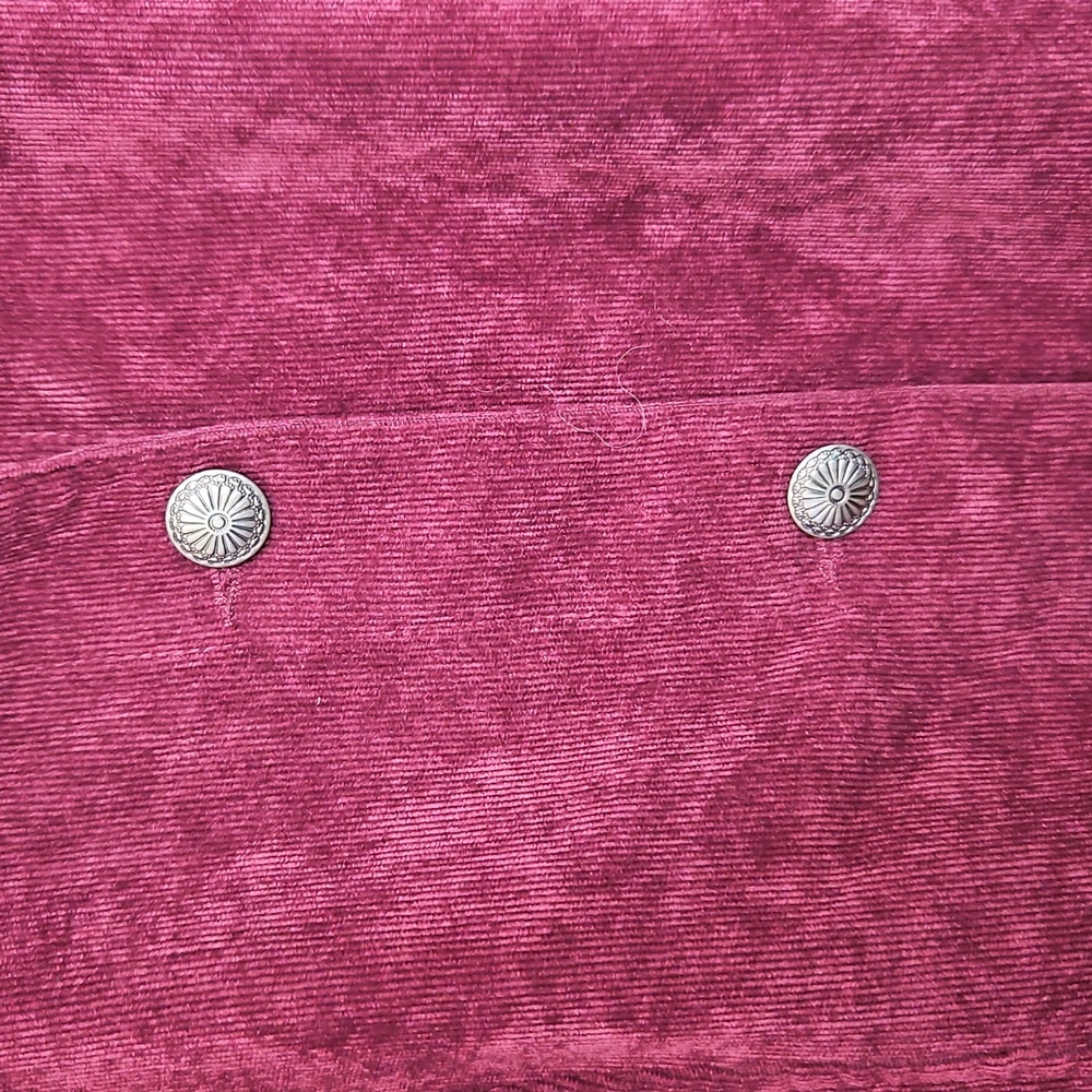 Merlot Corduroy Shacket | Vintage Americana Barn Chore Jacket| Sz. L - Picture 6 of 11
